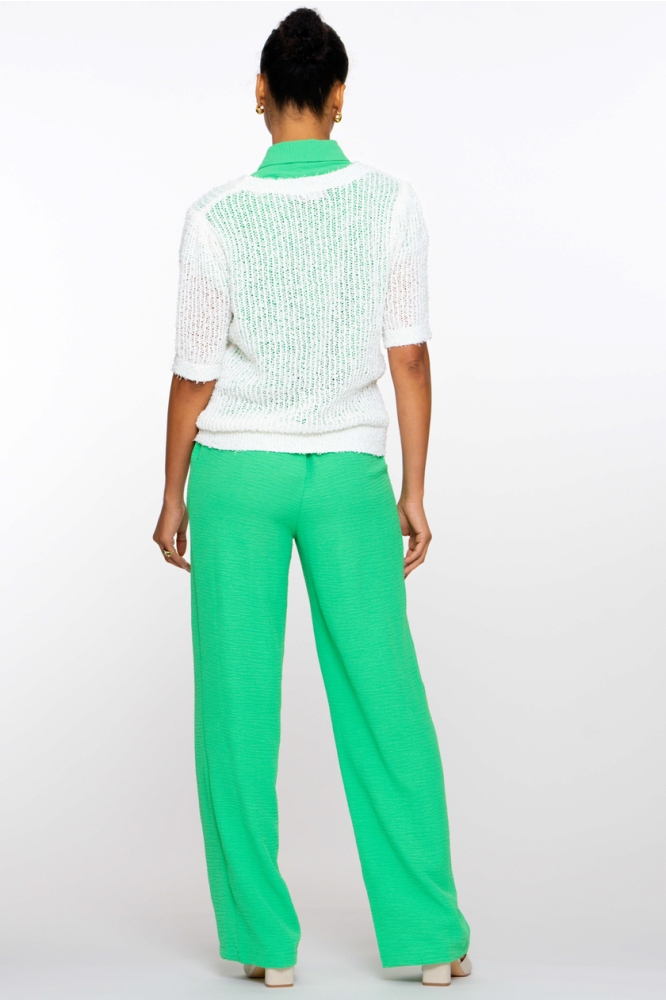 BROEK MET CEINTUUR 51127 21 GREEN